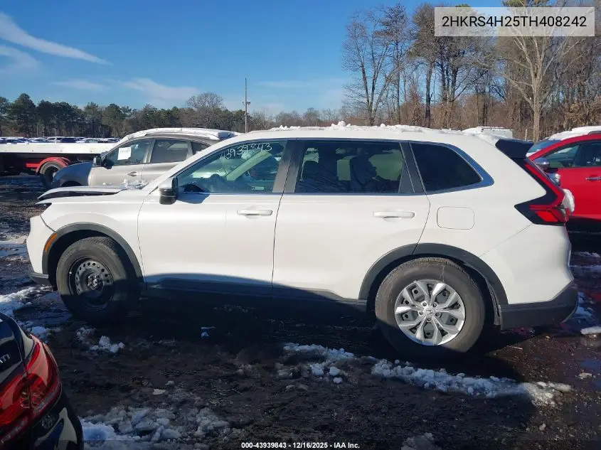 2HKRS4H25TH408242 2026 Honda Cr-V Lx Awd