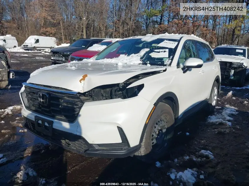 2HKRS4H25TH408242 2026 Honda Cr-V Lx Awd