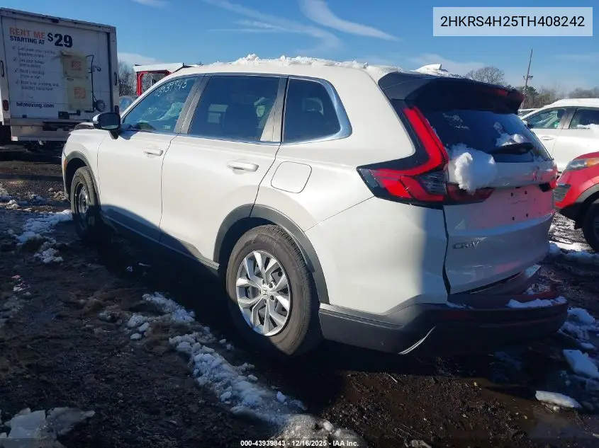 2HKRS4H25TH408242 2026 Honda Cr-V Lx Awd