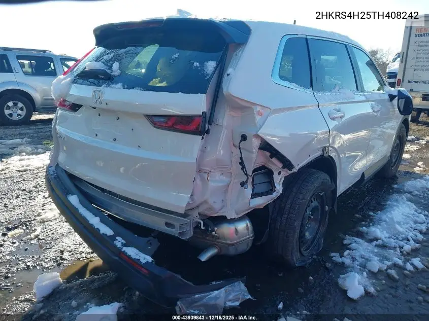 2HKRS4H25TH408242 2026 Honda Cr-V Lx Awd