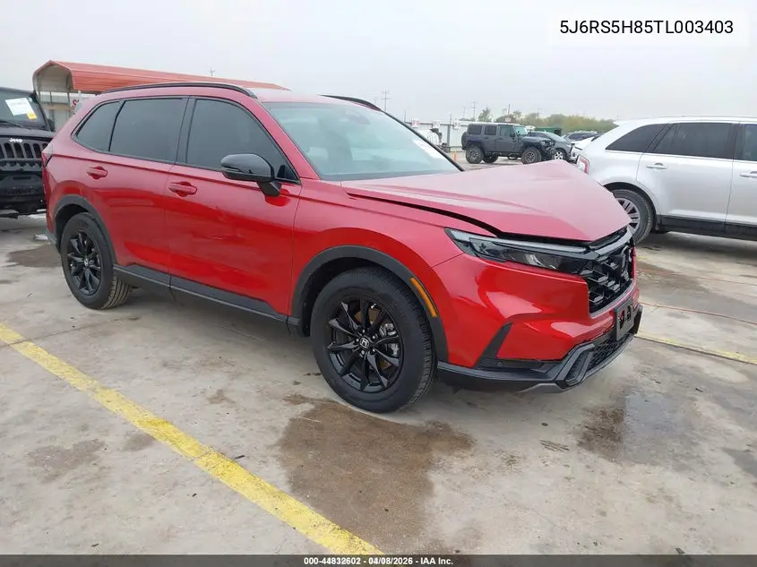 5J6RS5H85TL003403 2026 Honda Cr-V Hybrid 2Wd Sport-L