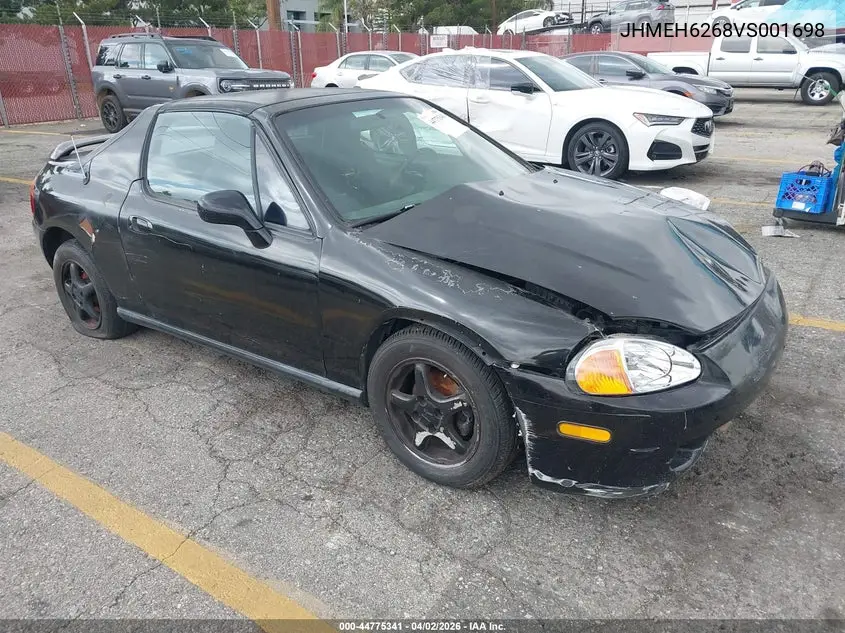 1997 Honda Del Sol Si VIN: JHMEH6268VS001698 Lot: 44775341