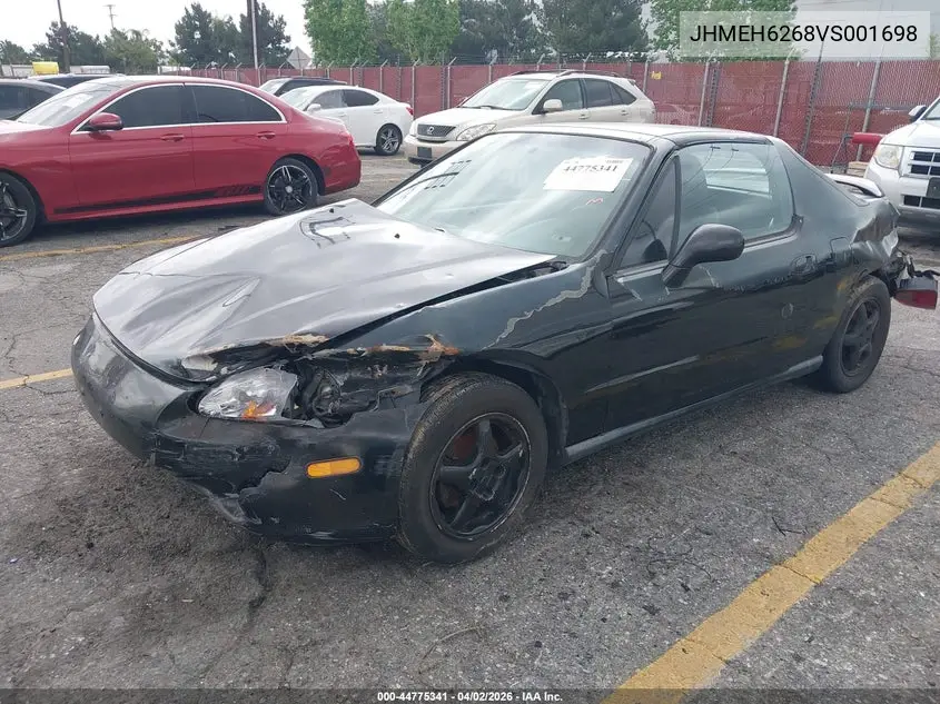 1997 Honda Del Sol Si VIN: JHMEH6268VS001698 Lot: 44775341