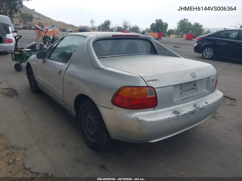 1997 Honda Del Sol S VIN: JHMEH6144VS006364 Lot: 45438164