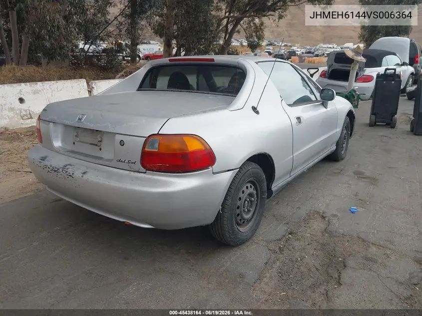 1997 Honda Del Sol S VIN: JHMEH6144VS006364 Lot: 45438164