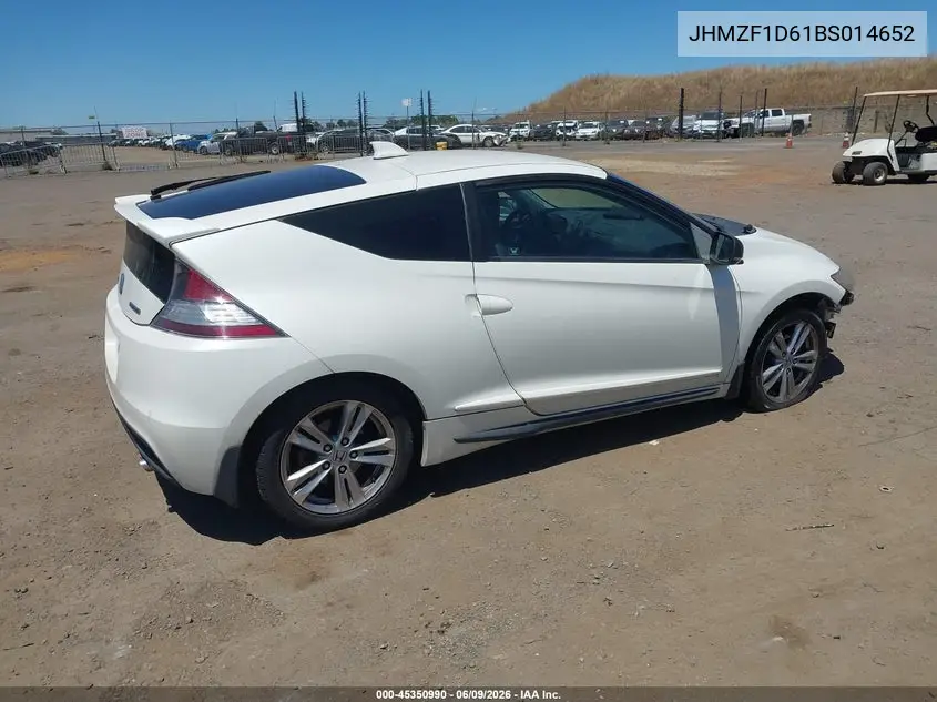2011 Honda Cr-Z Ex VIN: JHMZF1D61BS014652 Lot: 45350990