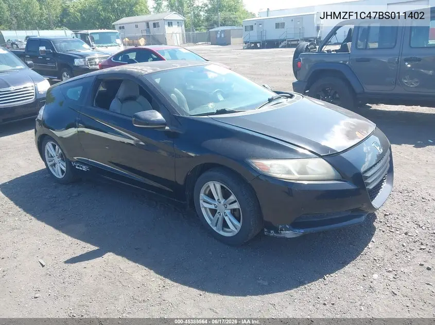 2011 Honda Cr-Z VIN: JHMZF1C47BS011402 Lot: 45385564