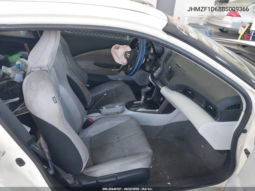 2011 Honda Cr-Z Ex VIN: JHMZF1D68BS009366 Lot: 45440107