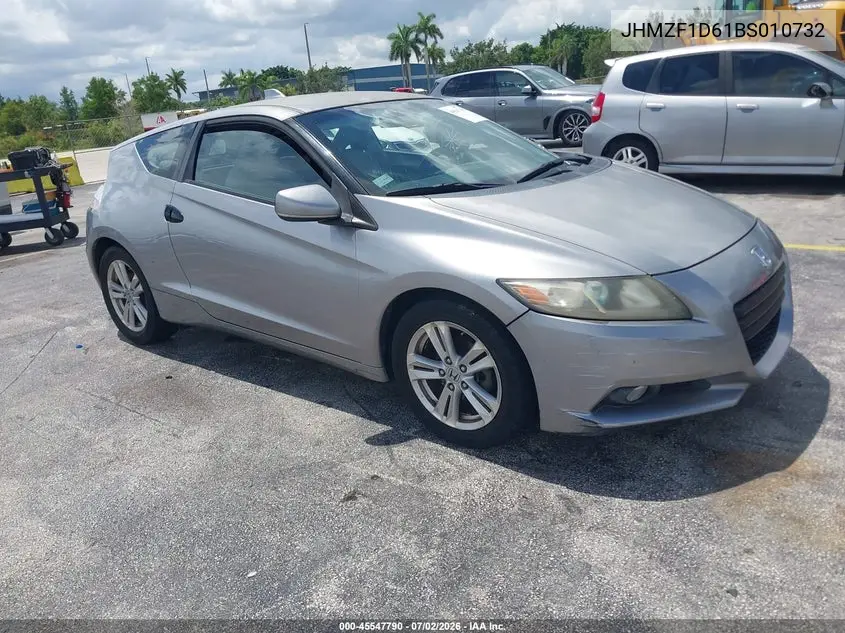 2011 Honda Cr-Z Ex VIN: JHMZF1D61BS010732 Lot: 45547790