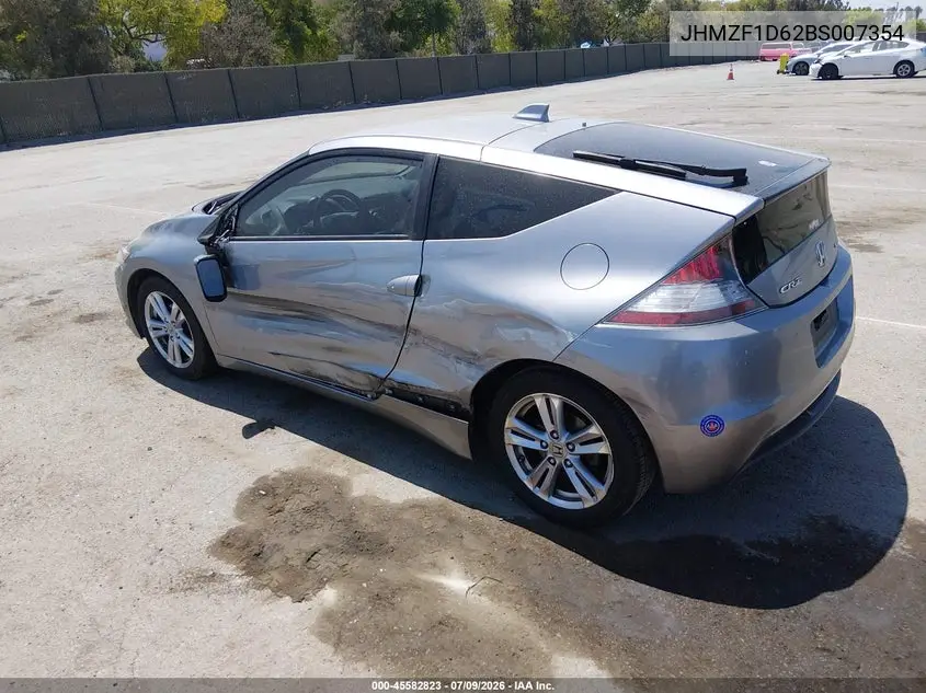 2011 Honda Cr-Z Ex VIN: JHMZF1D62BS007354 Lot: 45582823