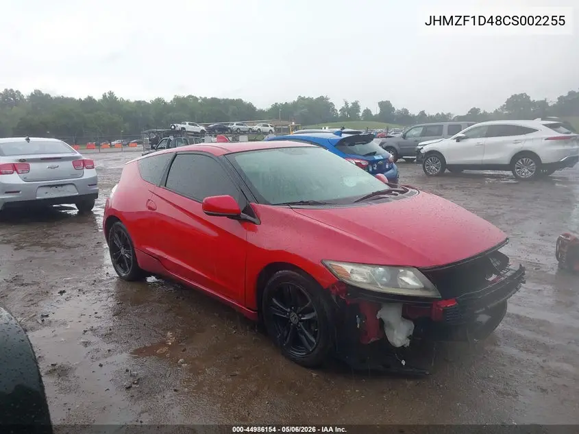 2012 Honda Cr-Z VIN: JHMZF1D48CS002255 Lot: 44986154
