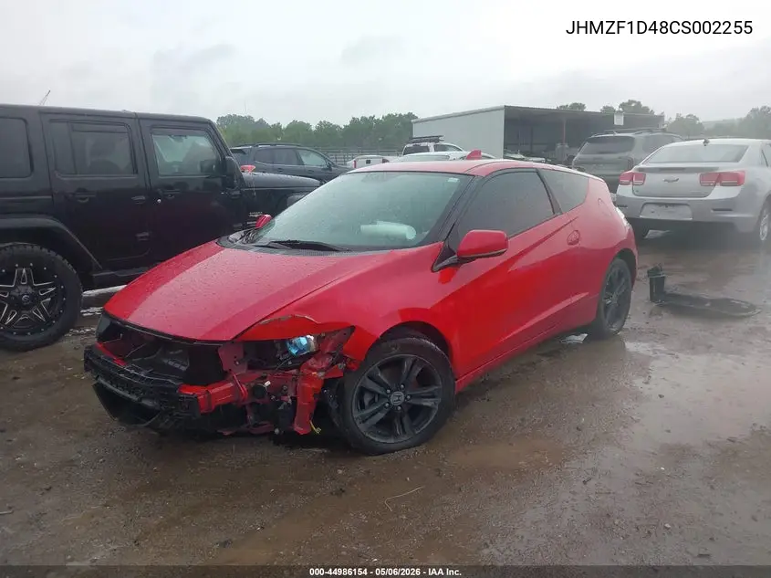 2012 Honda Cr-Z VIN: JHMZF1D48CS002255 Lot: 44986154