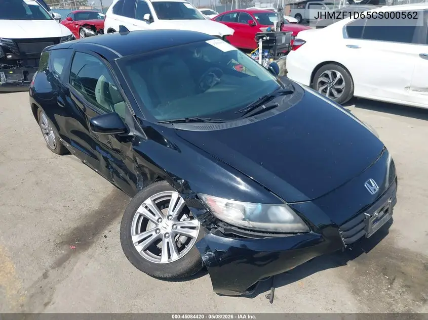 2012 Honda Cr-Z Ex VIN: JHMZF1D65CS000562 Lot: 45084420