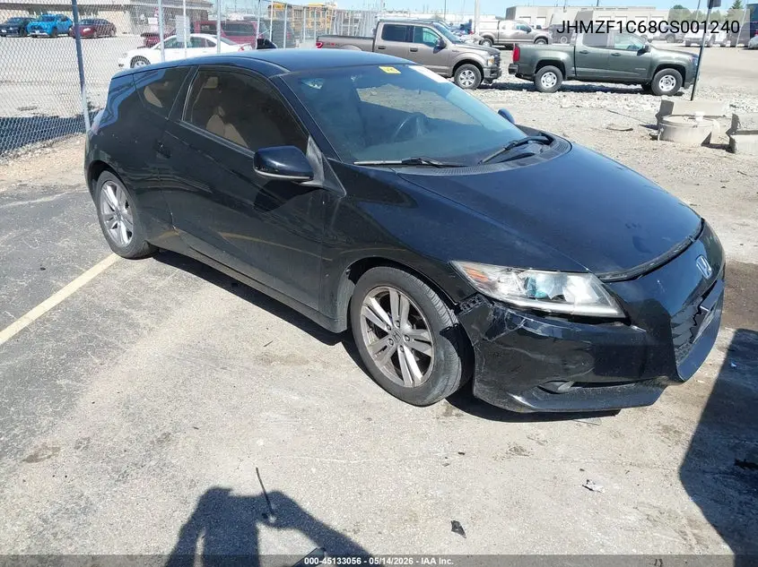2012 Honda Cr-Z Ex VIN: JHMZF1C68CS001240 Lot: 45133056