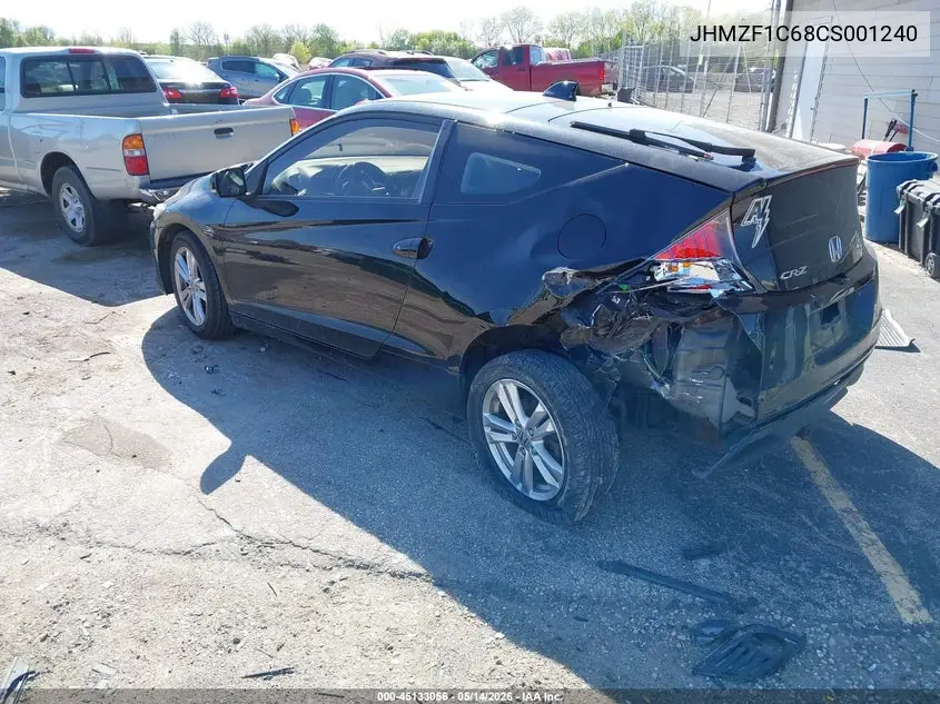 2012 Honda Cr-Z Ex VIN: JHMZF1C68CS001240 Lot: 45133056