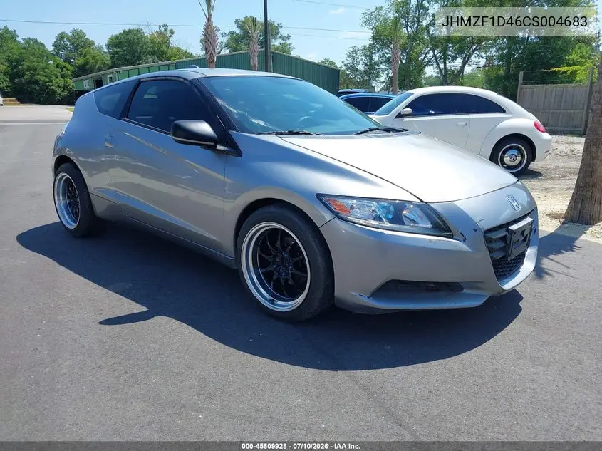 2012 Honda Cr-Z VIN: JHMZF1D46CS004683 Lot: 45609928