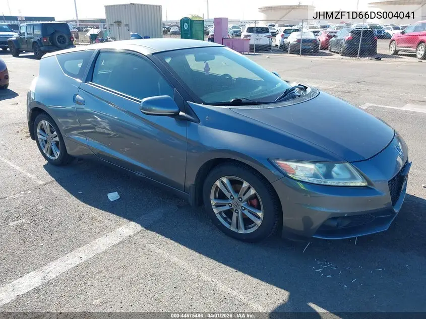 2013 Honda Cr-Z Ex VIN: JHMZF1D66DS004041 Lot: 44675486