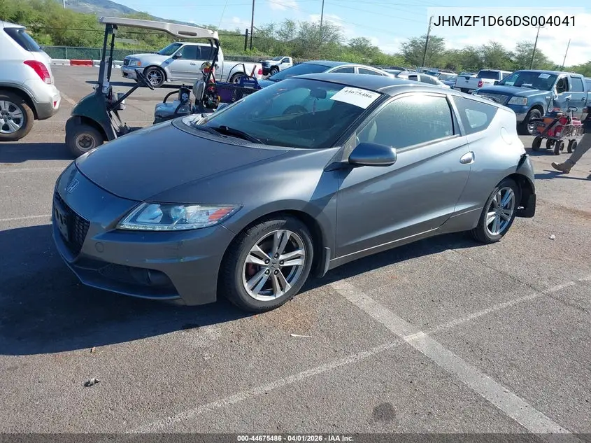 2013 Honda Cr-Z Ex VIN: JHMZF1D66DS004041 Lot: 44675486
