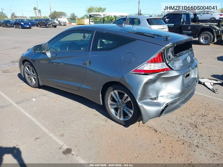 2013 Honda Cr-Z Ex VIN: JHMZF1D66DS004041 Lot: 44675486