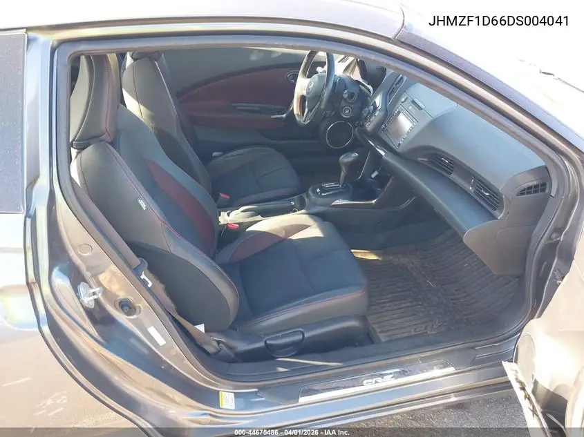 2013 Honda Cr-Z Ex VIN: JHMZF1D66DS004041 Lot: 44675486