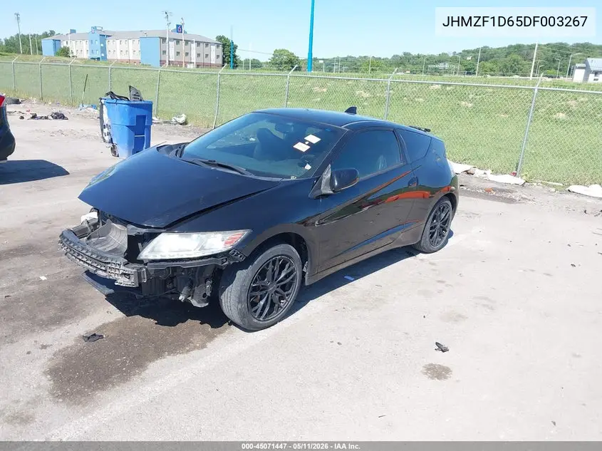 2013 Honda Cr-Z Ex VIN: JHMZF1D65DS003267 Lot: 45071447