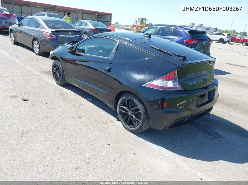 2013 Honda Cr-Z Ex VIN: JHMZF1D65DS003267 Lot: 45071447