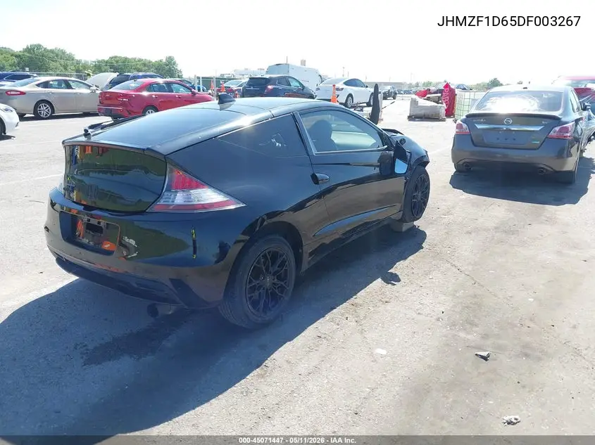 2013 Honda Cr-Z Ex VIN: JHMZF1D65DS003267 Lot: 45071447