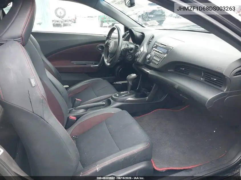 2013 Honda Cr-Z Ex VIN: JHMZF1D68DS003263 Lot: 45370922