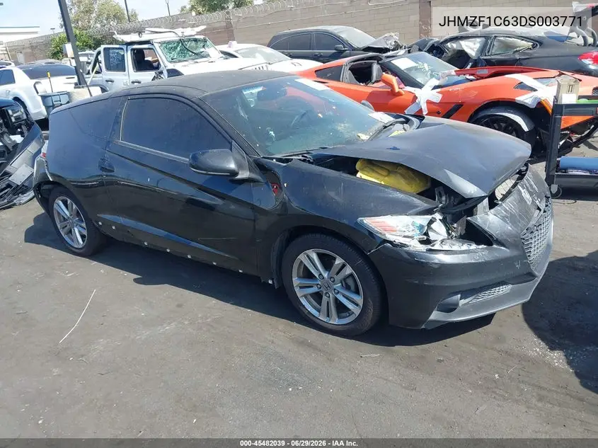 2013 Honda Cr-Z Ex VIN: JHMZF1C63DS003771 Lot: 45482039