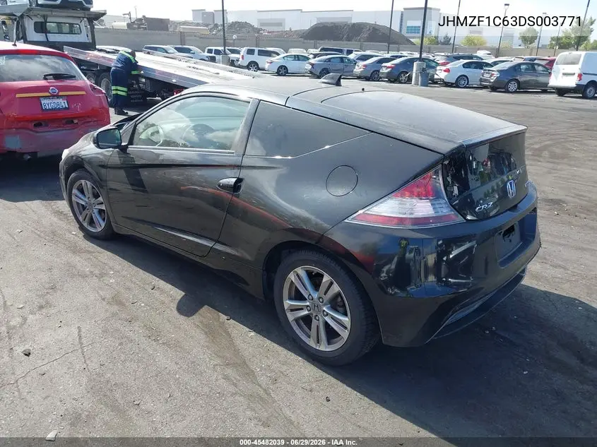 2013 Honda Cr-Z Ex VIN: JHMZF1C63DS003771 Lot: 45482039