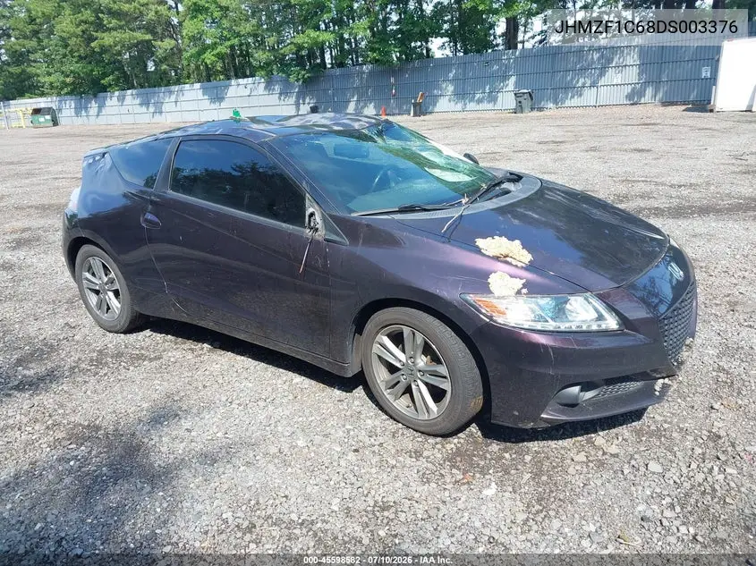 2013 Honda Cr-Z Ex VIN: JHMZF1C68DS003376 Lot: 45598582
