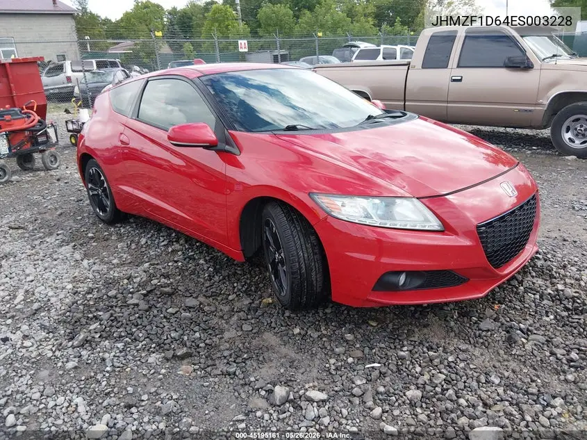 2014 Honda Cr-Z Ex VIN: JHMZF1D64ES003228 Lot: 45195161