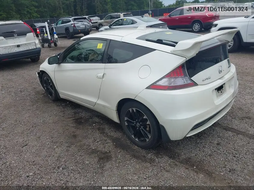 2014 Honda Cr-Z Ex VIN: JHMZF1D61ES001324 Lot: 45399928