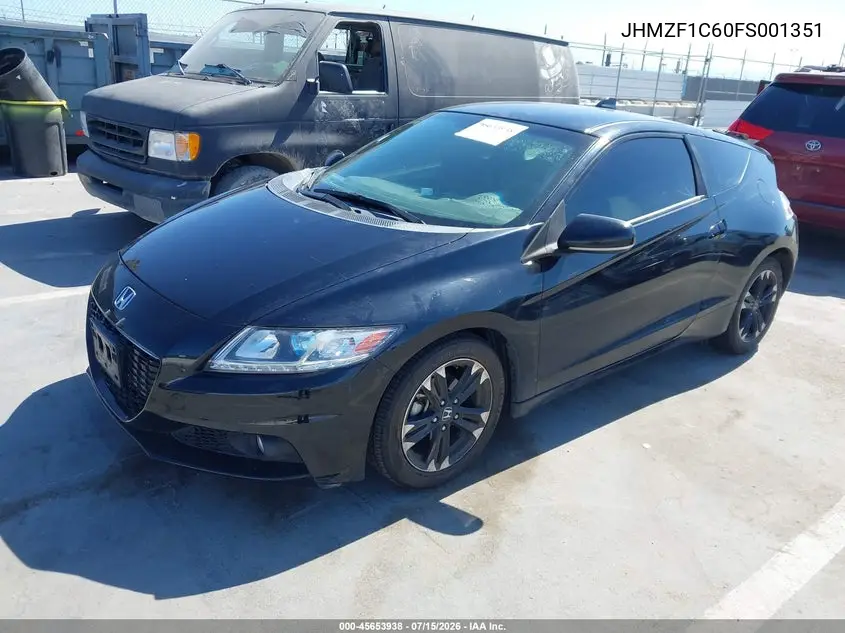 2015 Honda Cr-Z Ex VIN: JHMZF1C60FS001351 Lot: 45653938