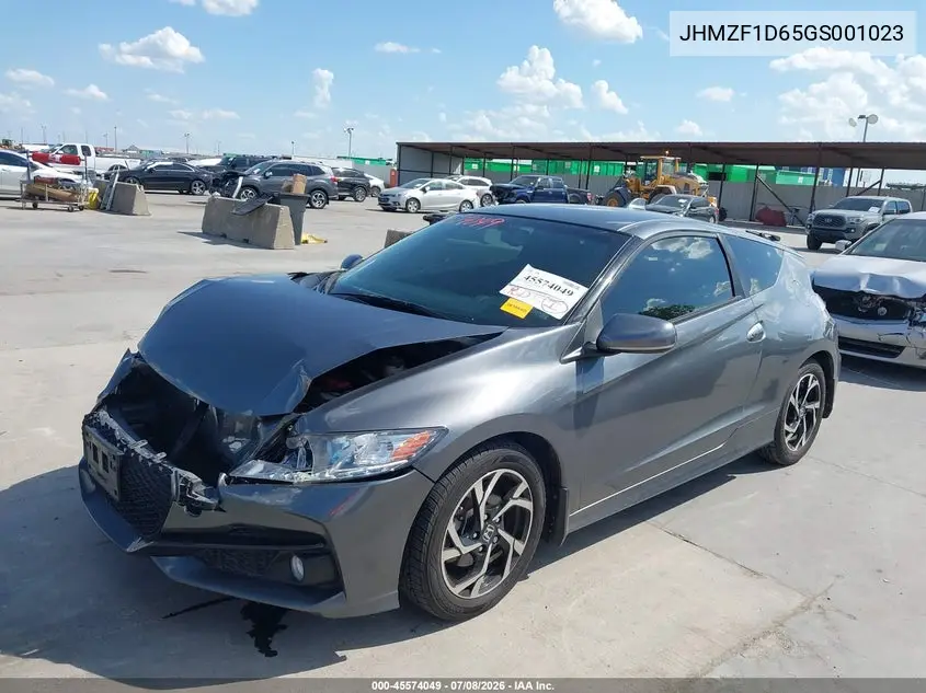 2016 Honda Cr-Z Ex/Ex-L Navi VIN: JHMZF1D65GS001023 Lot: 45574049