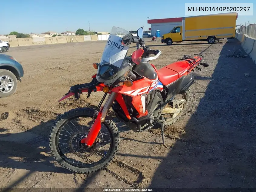 2023 Honda Crf300 Lra VIN: MLHND1640P5200297 Lot: 45253947