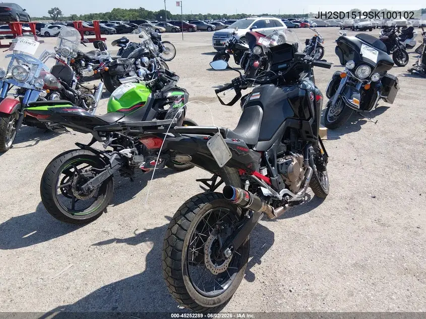 2025 Honda Crf1000 A VIN: JH2SD1519SK100102 Lot: 45252289