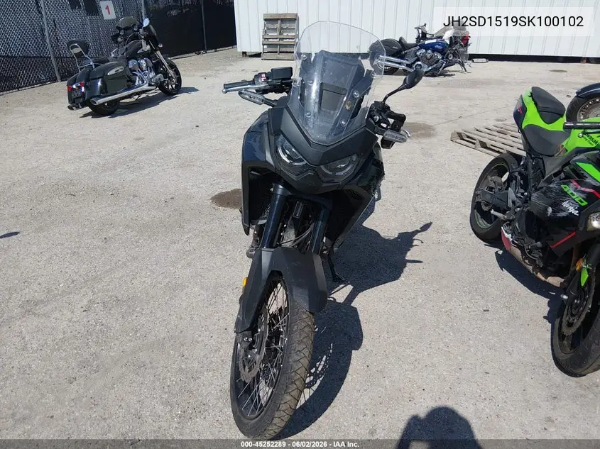 2025 Honda Crf1000 A VIN: JH2SD1519SK100102 Lot: 45252289