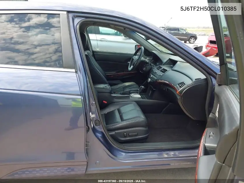 2012 Honda Crosstour Ex-L VIN: 5J6TF2H50CL010385 Lot: 43197360