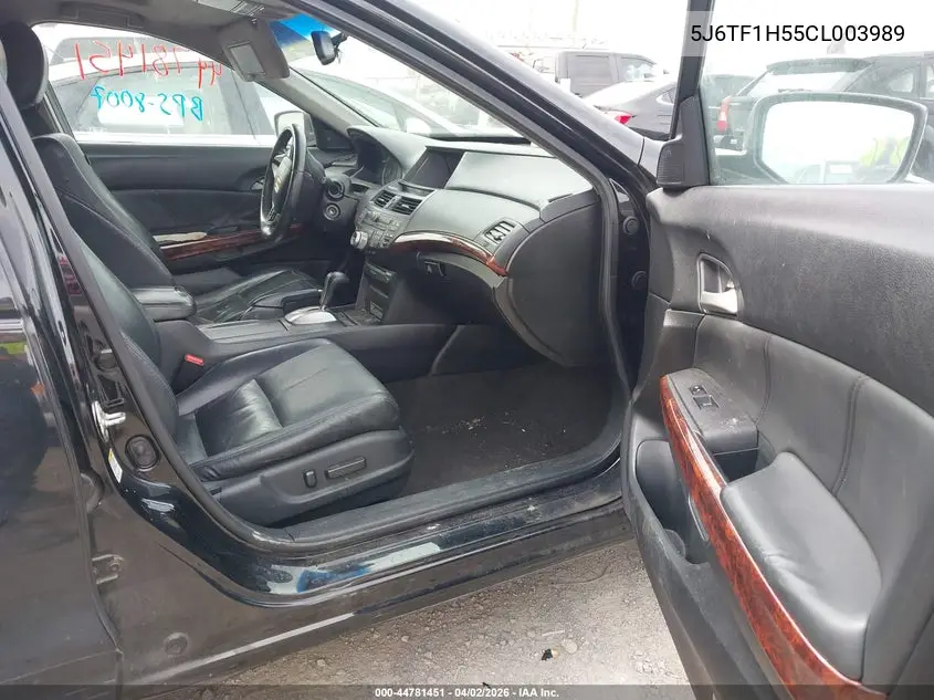 2012 Honda Crosstour Ex-L VIN: 5J6TF1H55CL003989 Lot: 44781451