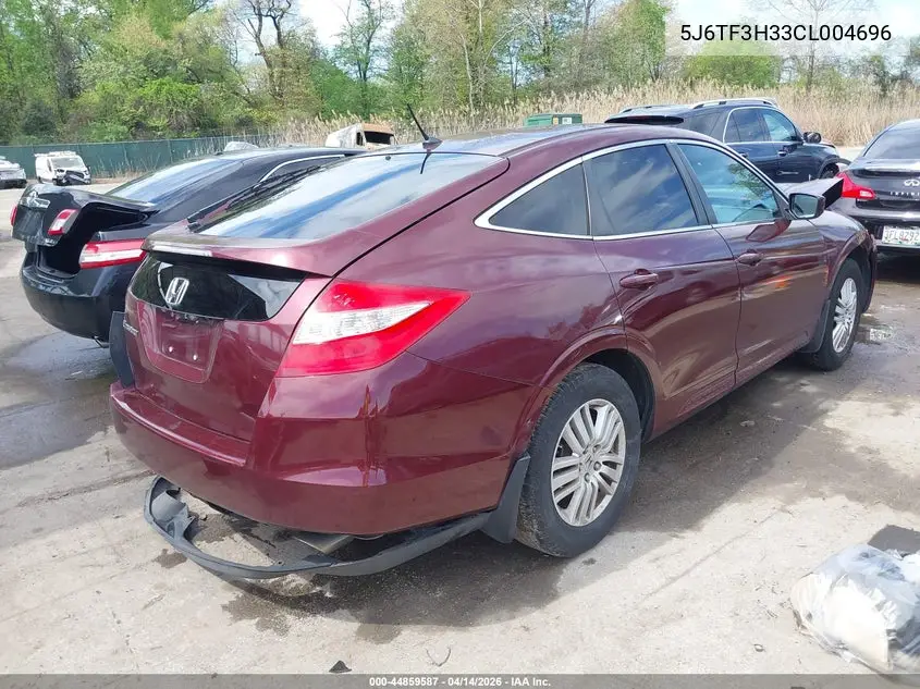 2012 Honda Crosstour 2.4 Ex VIN: 5J6TF3H33CL004696 Lot: 44859587