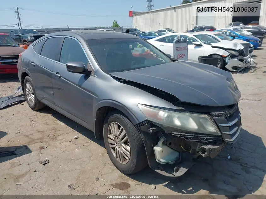 2012 Honda Crosstour 2.4 Ex-L VIN: 5J6TF3H54CL006037 Lot: 44944424