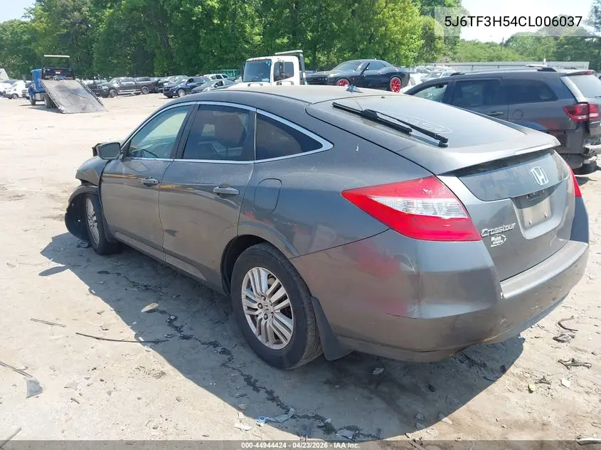 2012 Honda Crosstour 2.4 Ex-L VIN: 5J6TF3H54CL006037 Lot: 44944424