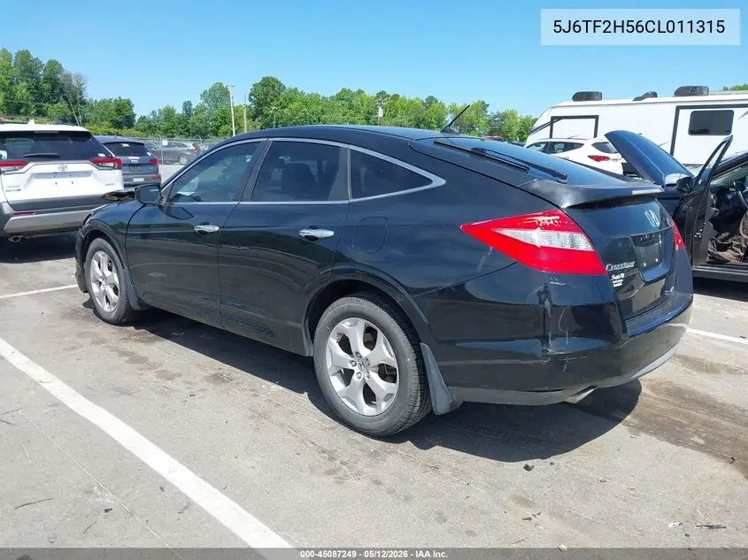 2012 Honda Crosstour Ex-L VIN: 5J6TF2H56CL011315 Lot: 45087249