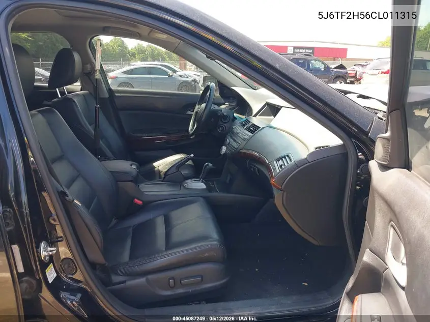 2012 Honda Crosstour Ex-L VIN: 5J6TF2H56CL011315 Lot: 45087249