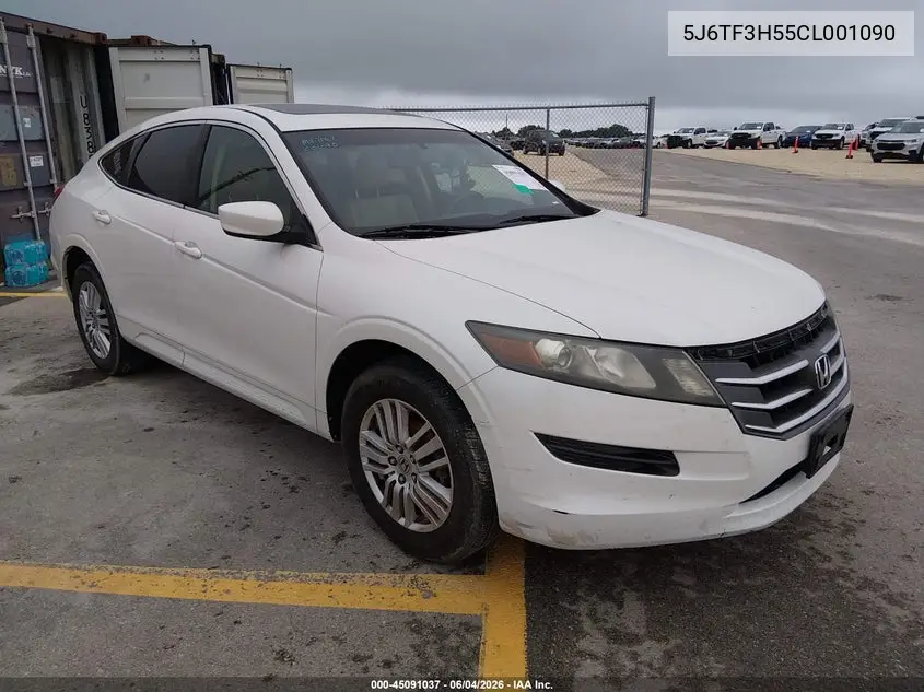 2012 Honda Crosstour 2.4 Ex-L VIN: 5J6TF3H55CL001090 Lot: 45091037