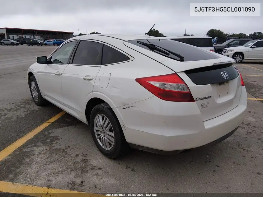2012 Honda Crosstour 2.4 Ex-L VIN: 5J6TF3H55CL001090 Lot: 45091037