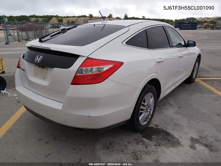 2012 Honda Crosstour 2.4 Ex-L VIN: 5J6TF3H55CL001090 Lot: 45091037