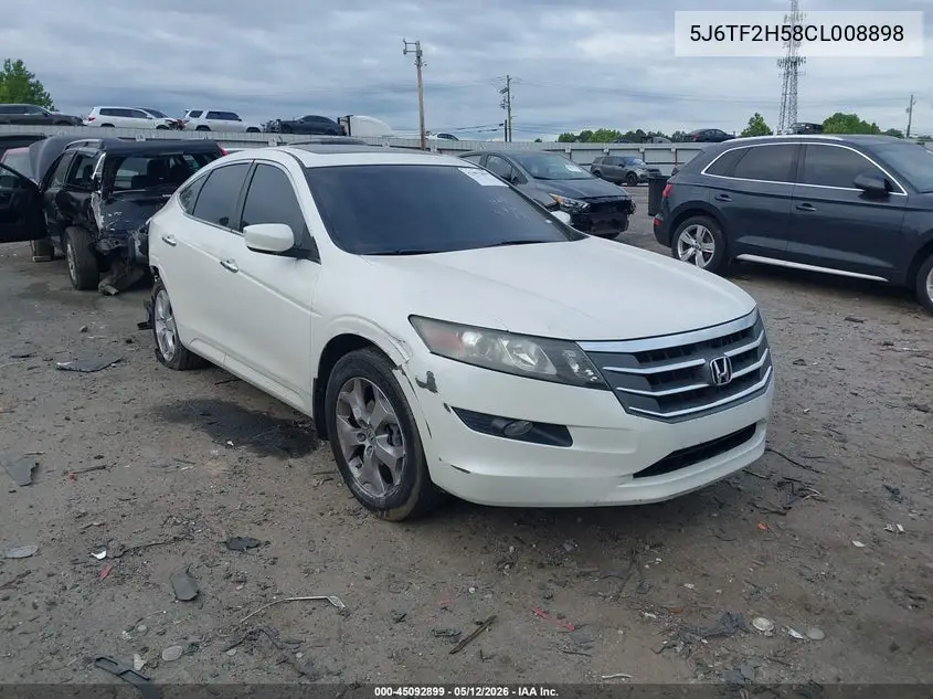 2012 Honda Crosstour Ex-L VIN: 5J6TF2H58CL008898 Lot: 45092899