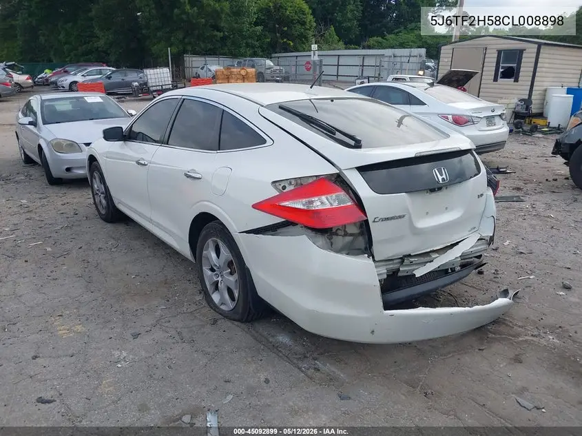2012 Honda Crosstour Ex-L VIN: 5J6TF2H58CL008898 Lot: 45092899